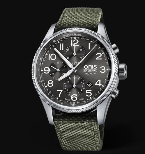 Review Oris Aviation Big Crown Pointer Chronograph 44mm Replica Watch 01 774 7699 4063-07 5 22 14FC - Click Image to Close